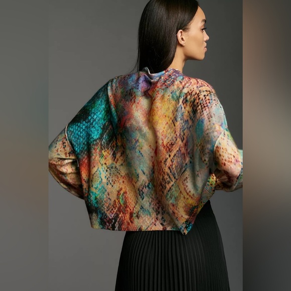 Anthropologie Alani Cashmere Mock-Neck Sweater by Pilcro Size Small NWT - Picture 5 of 17